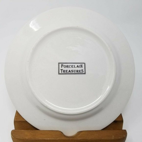 Porcelain Treasures Dessert Plates Antique Chairs - Picture 10 of 12